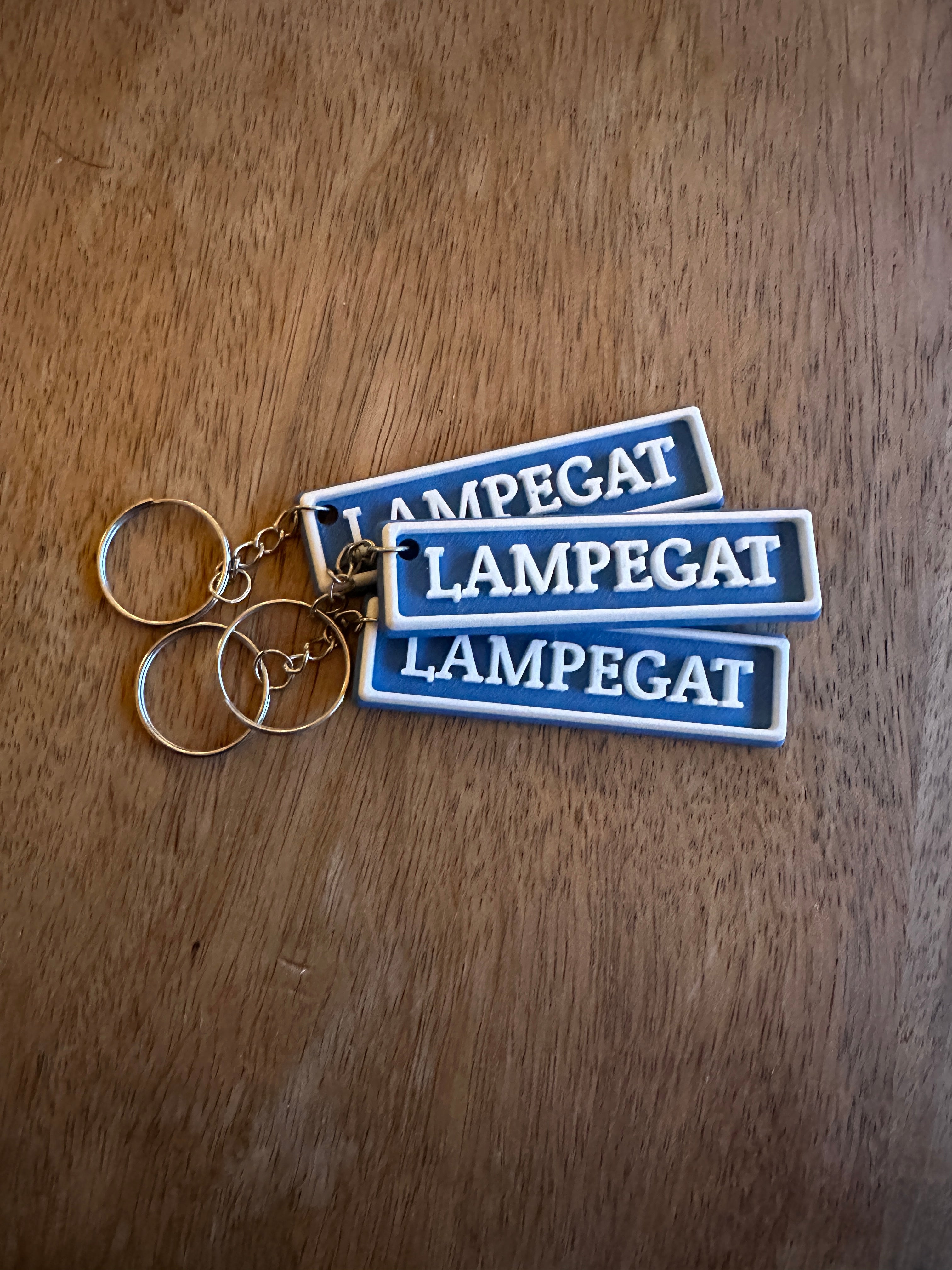 Lampegat sleutelhanger