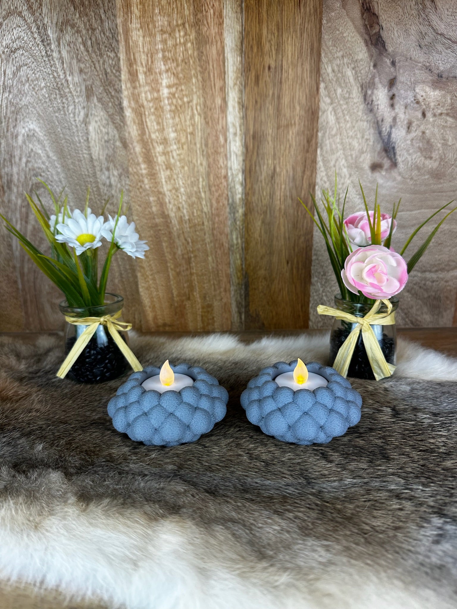 Bubbel theelichthouder