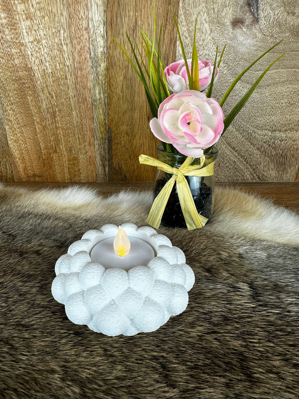 Bubbel theelichthouder