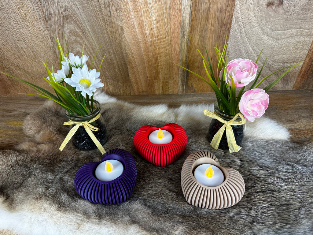 Theelichthouder hartje