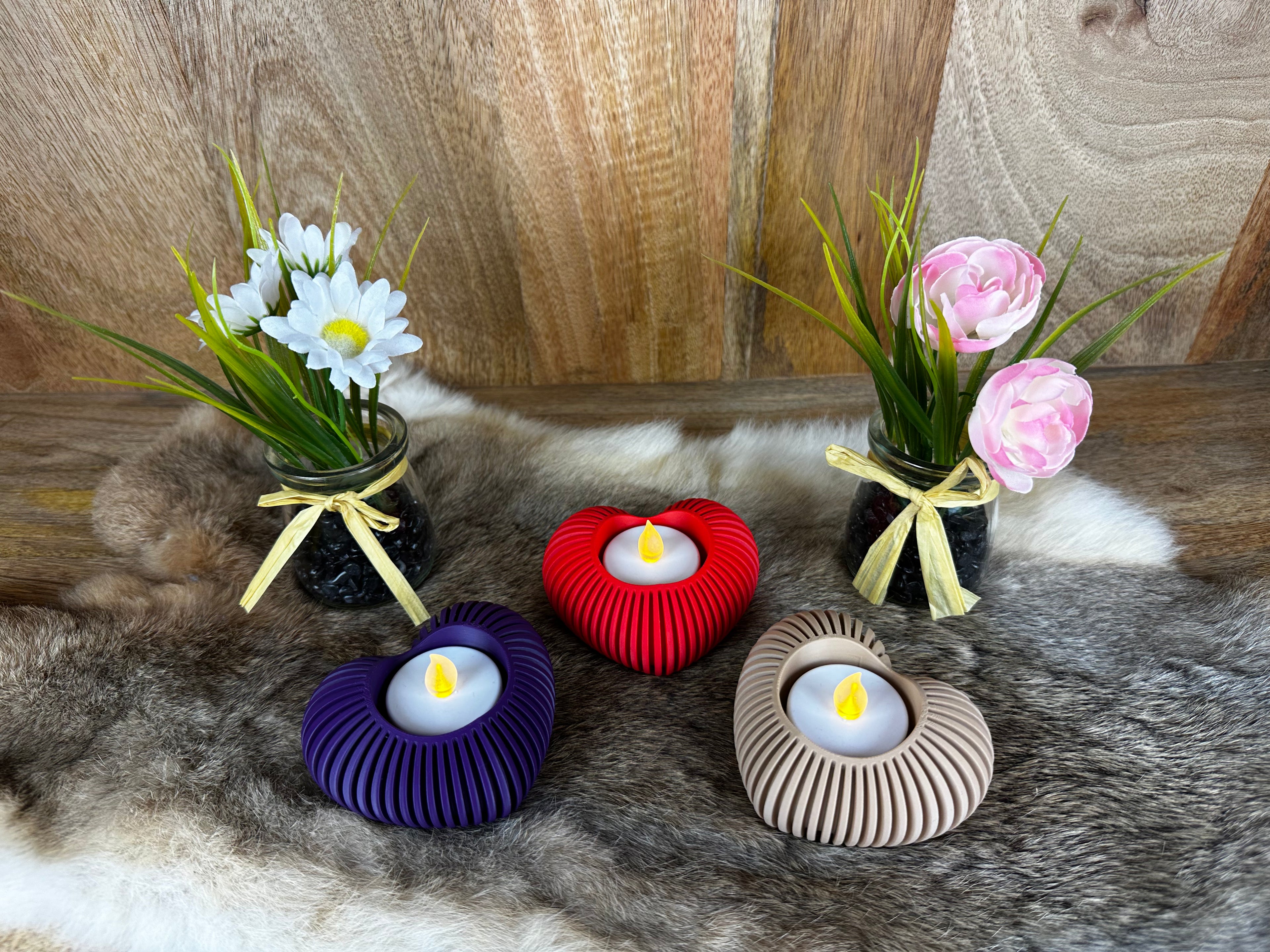 Theelichthouder hartje