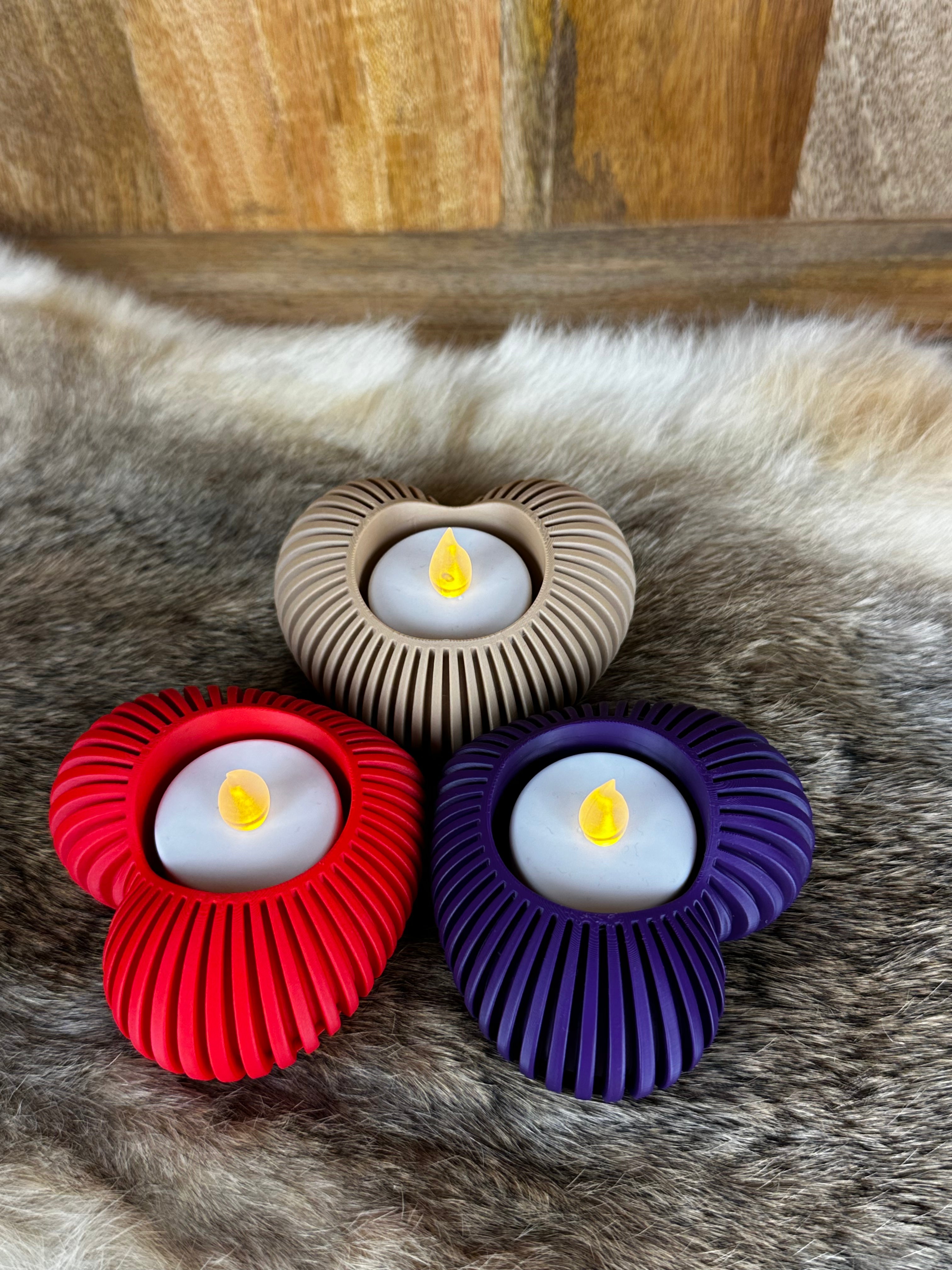 Theelichthouder hartje